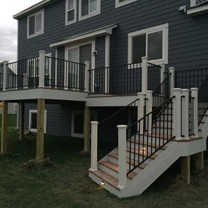 French-Style Iron <strong>Handrail</strong> <strong>for</strong> Outdoor <strong>Steps</strong> &amp; Interior Stair Railings - Product Image 6