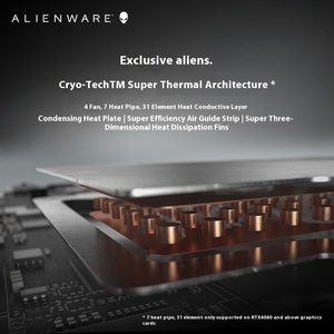 Pour Alienware M16 R1 13e génération Intel Core I9-13900HX 32 go RAM SSD RTX4060-8G 16 pouces 240Hz/2K RGB par clé anglais nouveau 240Hz/2K - Product Image 4