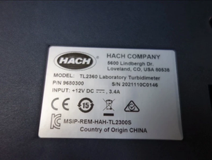 Turbidimètre de laboratoire HACH série TL23 de qualité supérieure HACH TL2300/TL2310/TL2350/TL2360 - Product Image 5