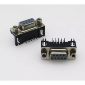 16 DB9 maschio/DB9 femmina DR9 piastra di saldatura 90 ° piede piegato 9 pin/interfaccia core/porta seriale presa DB9 <span class=keywords><strong>DR</strong></span>-9 testa femmina - Product Image 1