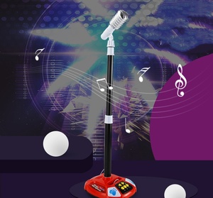 Wholesale Multi-functional Musical Toy Adjustable Stand <b>Microphone</b> <b>Singing</b> Toy Musical Instrument for Kids Portable - Product Image 3