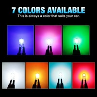 Bombilla LED T10 COB 12V W5W para Interior de Coche, Luz Blanca de Lectura, Luz de Matrícula, Luz de Posición, 6000K