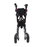 Chariot électrique pliable Rollator pour personnes âgées avec siège et dossier