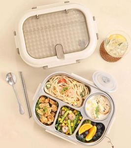 Boîte à lunch isotherme en acier inoxydable 304, bento pour adultes, conteneur alimentaire hermétique anti-fuite - Product Image 3