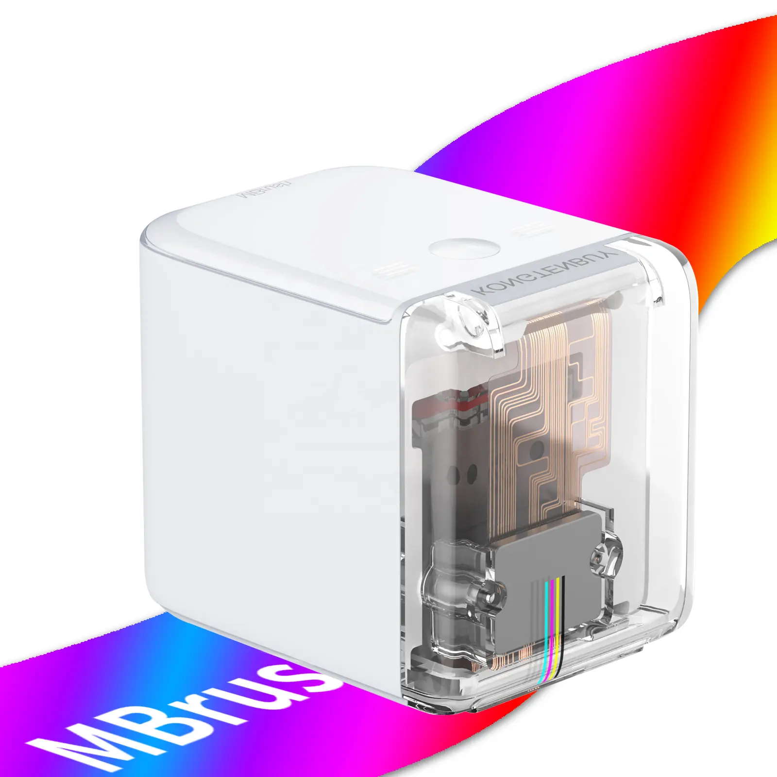 MBrush Handheld Printer Portable Mini Inkjet printcube Color Printer with Inkcartridg