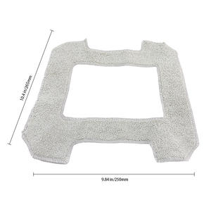 Paño para robot limpiacristales Ecovacs de 10.4x9.84 pulgadas, microfibra sin pelusa, para uso doméstico en cristales. - Product Image 1