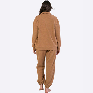 Vêtements pour femmes grandes tailles, ensemble jogging confortable en tricot 2 pièces pour femmes - Product Image 4