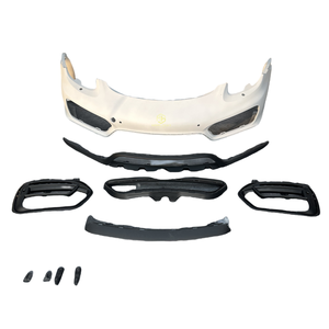 สำหรับรถปอร์เช่ 981 บ็อกซเตอร์ เคย์แมน ปี 2013-2015 อะไหล่ภายนอกรถยนต์ ชุดแต่งกันชนหน้าแบบ GTS  แบบไม่ต้องดัดแปลง  ประกอบสำเร็จ  ใช้แล้ว - Product Image 4