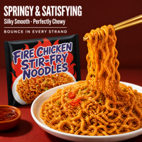 Nouilles Sautees au Poulet Épicées Style Coréen en Gros – Ramen Instantané OEM Marque Privée Exportation Usine
