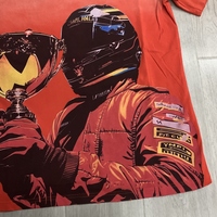 T-shirts pour hommes de style American High Street, rouge délavé à l'acide, avec strass thermocollés, style Y2K, collection de vêtements pour hommes DUAA
