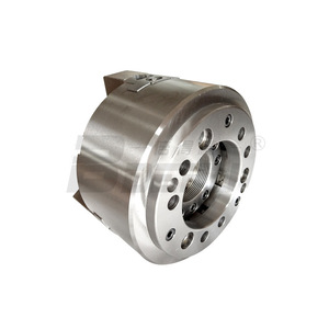 Mandrin hydraulique creux à trois mors série Jiahe 3H-208 pour tours CNC, cylindre rotatif pour machine-outil - Product Image 1