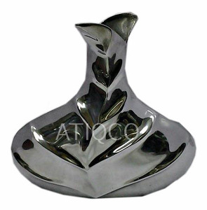 Jarrón de Flores de Aluminio Fundido en Arena, Diseño Costero, Ligero, Hecho a Mano, Elegante y Atractivo, Moderno e Inteligente, de Alta Calidad - Product Image 6