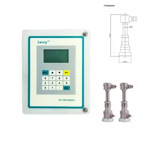 diesel fuel digital flow meter RS232 modbus ultrasonic insertion flowmeters for pure water