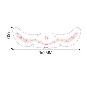 Adesivi per Tatuaggi Temporanei Impermeabili per Bambini a Tema Pasquale, Forme Geometriche Stampate a Trasferimento d'Acqua per Viso e Feste - Product Image 2