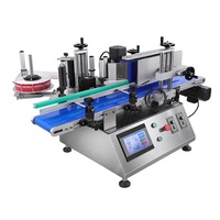 Machine d'étiquetage automatique de bouteilles rondes SY-150, vitesse réglable, étiquetage périmétrique, étiquettes de sécurité pour l'emballage alimentaire