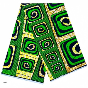 Tissu africain en cire véritable bio 100% coton, batik, <span class=keywords><strong>dentelle</strong></span>, robe, sac, chemise, 6 yards, <span class=keywords><strong>pagne</strong></span> hollandais - Product Image 3