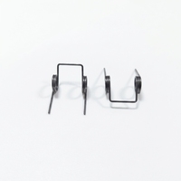 Vente en gros de ressorts de torsion à double spirale sur mesure en métal, acier inoxydable, double fil, formage et pliage pour l'industrie