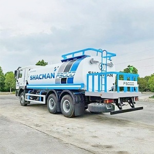 Camión Cisterna de Agua Diésel Shacman 6x4 Nuevo, Camión Cisterna Manual con Aspersor de 10000L-20000L, Camión de Riego a Bajo Precio - Product Image 6