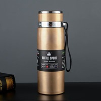 Bouteille d'eau thermique 800ML garder la bouteille d'eau froide et chaude Thermos eau thé café flacons sous vide bouteille thermos en acier inoxydable