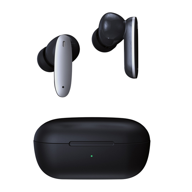 Wireless TWS Earbuds ANC Headset 4-mic Noise Cancelling Headphones BT 5.0 Touch Control 28H Playing Time/USB-C/IPX4 Waterproof