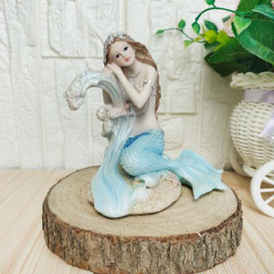 <strong>Mermaid</strong> Princess Sculpture Resin <strong>Mermaid</strong> Statue Figurine Fish tank Decoration - Product Image 2