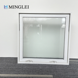 Tầng Hầm Vinyl Phễu Windows đôi cửa sổ cách nhiệt Glass PVC mái hiên cửa sổ với màn hình - Product Image 6