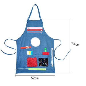 Delantal <span class=keywords><strong>de</strong></span> Actividades para Demencia, Chaleco Sensorial Antiestrés para <span class=keywords><strong>Pacientes</strong></span> <span class=keywords><strong>con</strong></span> <span class=keywords><strong>Alzheimer</strong></span>, Delantal <span class=keywords><strong>de</strong></span> Actividades para Aliviar la Ansiedad, Herramienta <span class=keywords><strong>de</strong></span> Terapia y Entrenamiento para el Cuidado en el Hogar - Product Image 4