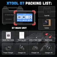 Escáner Automotriz OBD2 XTOOL D7 V2.0 2026, Herramienta de Diagnóstico para Todos los Sistemas, con Codificación ECU FCA, Programador de Llaves de Auto, Más de 36 Funciones de Reinicio