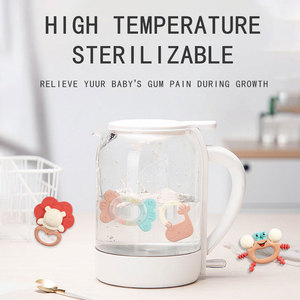 Yrb Potable bébé hochet jouet <span class=keywords><strong>dents</strong></span>-meulage cloche molaire bâton sucette jouet bébé hochets ensembles - Product Image 5