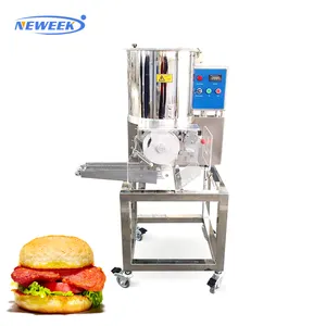NEWEEK High quality meat patty burger making machine stainless steel round meat pie forming shaping machine