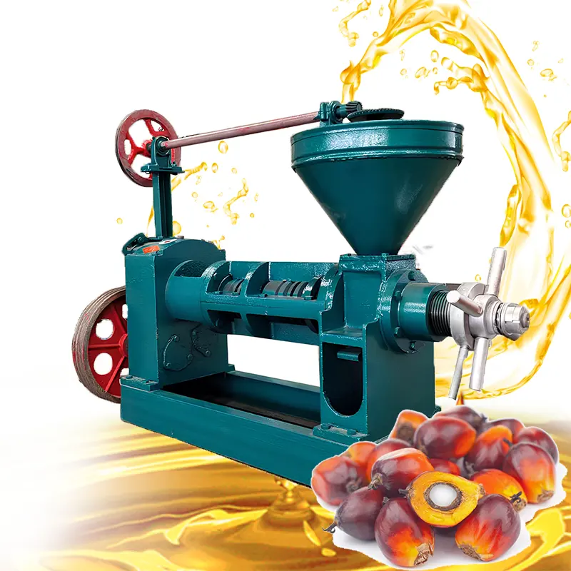 Yüksek kaliteli otomatik palmiye çekirdeği ayçiçeği soya zeytin yağ baskı makinesi