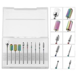 Kit d'outils de lime à ongles abrasifs à alimentation directe transfrontalière ; Boîte cadeau de limes en céramique et en acier au tungstène pour le retrait de gel - Product Image 4