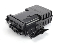 Caja de distribución de fibra óptica de 16 núcleos barata, caja de terminales de cable de caída IP65 con divisor óptico de 1x8 o 1x16 PLC