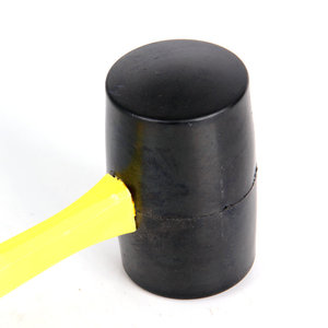 ด้ามจับไฟเบอร์ ค้อนยางสีดำ หน้ากลม กันกระแทก สำหรับติดตั้งกระเบื้อง เครื่องมือ DIY - Product Image 2