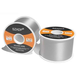 ลวดบัดกรีตะกั่วดีบุก500กรัม63/37 60/40 50/50แกนแกนบัดกรีชุบนิกเกิล800กรัม0.8มม. สำหรับปลั๊ก/ส่วนประกอบอิเล็กทรอนิกส์ - Product Image 5