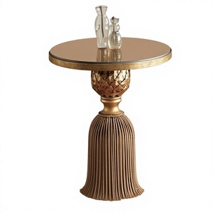 Mesa Consola Industrial Moderna con Base de Metal y Tapa de Madera para Muebles de Sala - Product Image 1
