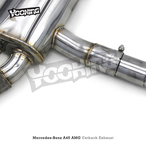 Échappement Catback en acier inoxydable ODM pour mercedes-benz A45 AMG 2.0T 2014-2023 <span class=keywords><strong>moufle</strong></span> de soupape d'usine - Product Image 3