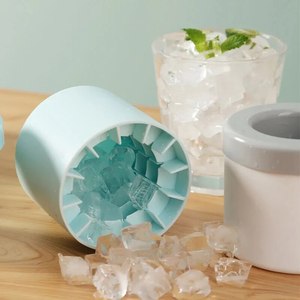 Mini Silicone <b>Ice</b> Cube Mold Round <b>Ice</b> Bucket <b>Ices</b> Storage Box Household DIY Refrigerator Freeze <b>Ice</b> <b>Maker</b> Barware Tools - Product Image 5
