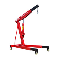 Grue hydraulique pliable et portable pour moteur, capacité lourde de 2 tonnes, pour atelier et garage, démontage de moteur