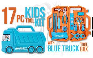 <span class=keywords><strong>17PC</strong></span> trẻ em Kích thước DIY Xây Dựng Công cụ <span class=keywords><strong>Kit</strong></span> Blue & Orange kim loại thực dụng cụ cầm tay OEM & ODM hỗ trợ - Product Image 5