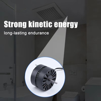 Moteur à induction CA 120 V 60 Hz avec arbre de 1/4 po pour remplacement de ventilateur d'extraction de salle de bain, prise à 2 broches, compatible avec les modèles 8661 et 8662