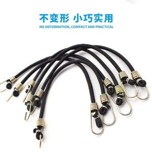 Ganchos de cuerda Wantu para etiquetas, elásticos negros con resorte metálico para joyería, relojes, gafas, uso en interiores, personalizables - Product Image 2