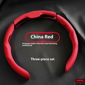 Funda para volante de coche de cuero Nappa Simple para todas las estaciones estilo deportivo modelo Cayenne Accesorios - Product Image 6