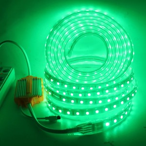 Vente en gros de bande LED souple étanche 220 V haute tension 5050 2835 avec lumière linéaire extérieure RVB monochrome colorée pour l'ingénierie - Product Image 3