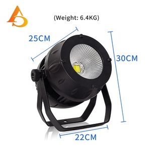 AICPOSE IP65 DMX Led Cob 200w Par Lighting 100W Éclairage extérieur pour Noël, lumière blanc chaud - Product Image 5
