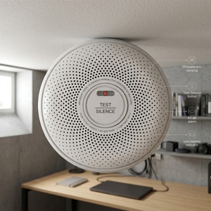 Détecteur <span class=keywords><strong>de</strong></span> <span class=keywords><strong>fumée</strong></span> à piles MIRUO MIRUO882, capteurs électrochimiques <span class=keywords><strong>et</strong></span> photoélectriques, alarme 85 dB - Product Image 5