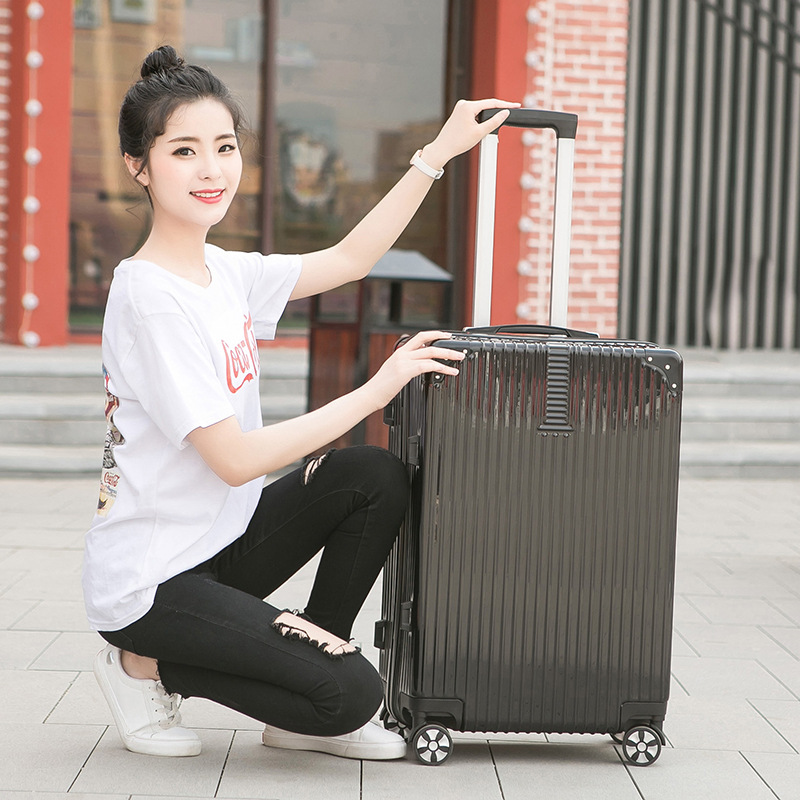 902 Estilo Retro PVC Negro
