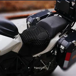 Universal Motorcycle Gel Honeycomb Seat Cushion Breathable Seat Cover