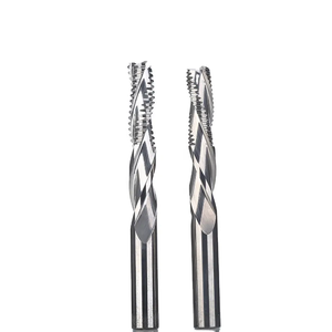 High Speed <strong>Cutting</strong> <strong>Solid</strong> Carbide <strong>End</strong> <strong>Mill</strong> 3 Flute Roughing Door Lock Milling Cutter for Woodworking - Product Image 1