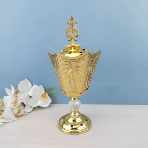 Metal Mubkhar <b>Incense</b> Oud Bakhoor Burner Luxury Arabic Aromatic <b>Incense</b> - Product Image 6